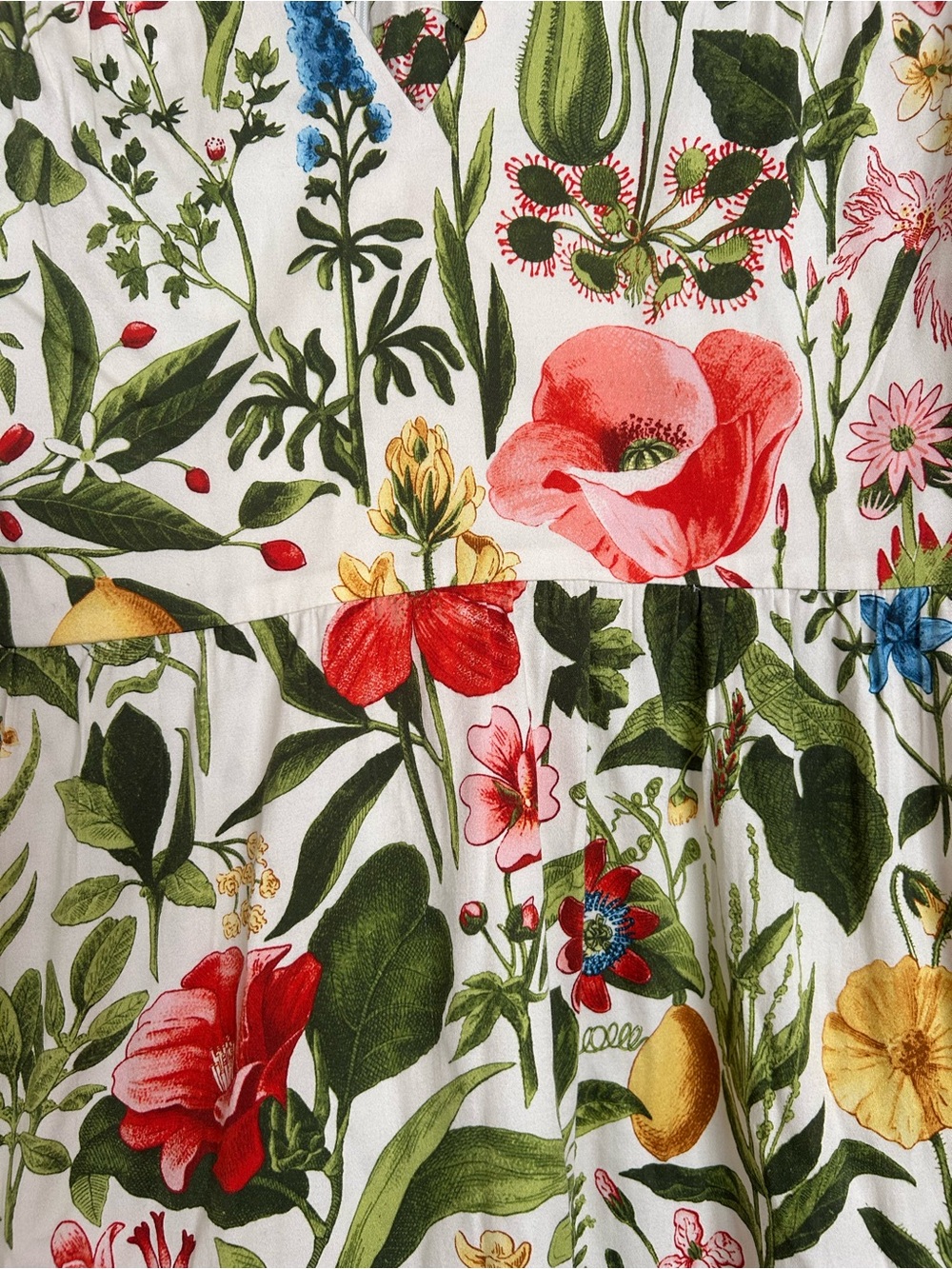 Tuckernuck Blooming Botanicals V-Neck Floral Maxi Dress Size L - Picture 8 of 11